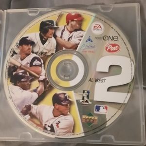 2003 Post MLB Baseball AL West CD #2 - EA Sports - Upper Deck CD-ROM W/Game